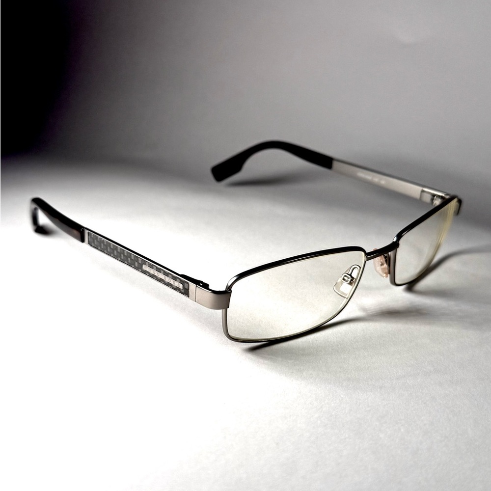 Hugo Boss Silver and Black Men's Glasses - Picture 11 of 11